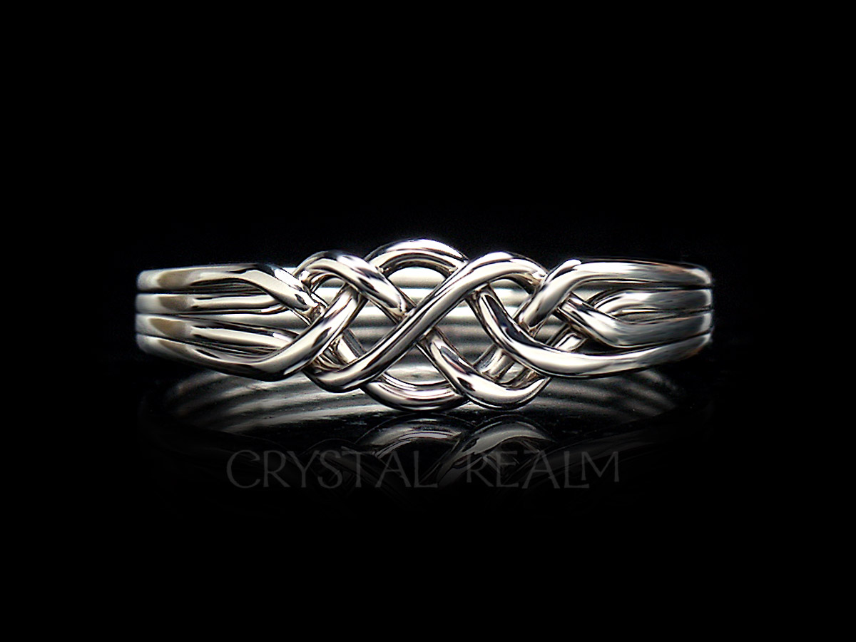 four ring rose puzzle ring