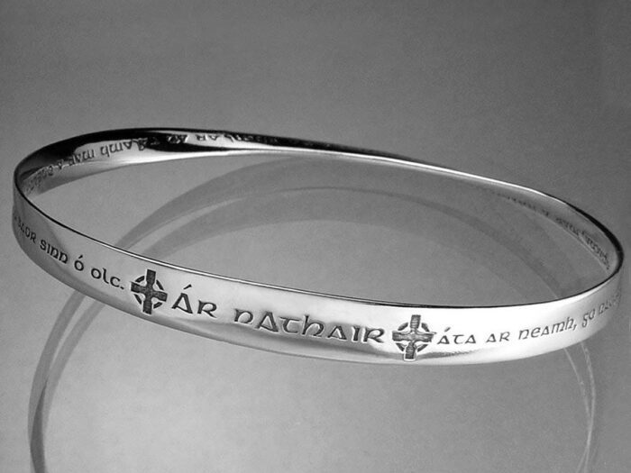 gaelic-lords-prayer-mobius-strip-bracelet-pg058